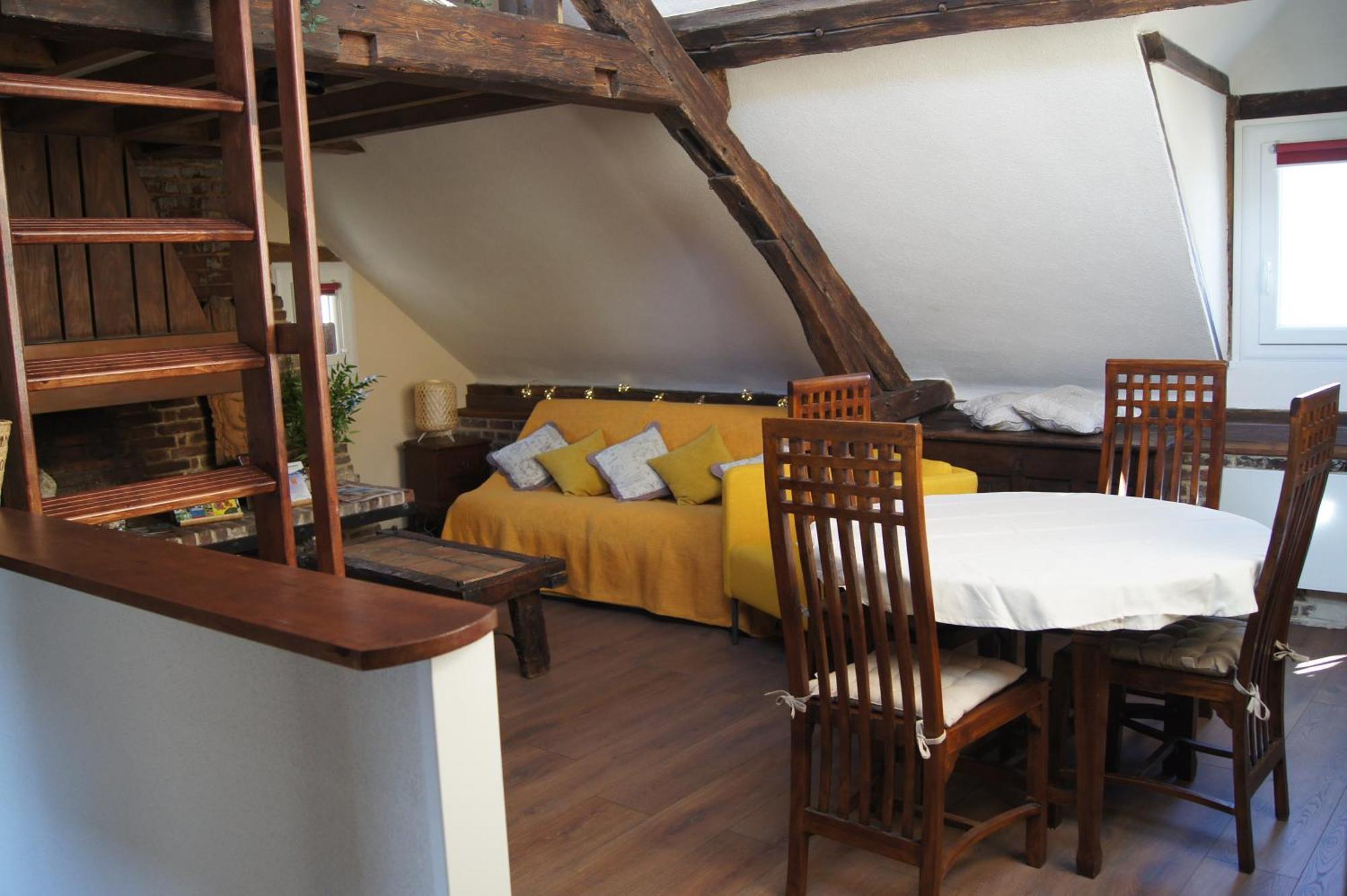 Le Perchoir De St-Antoine - Centre Historique D'Honfleur Avec Vue Sur Le Port, Netflix, Jeux, Vinyles Appartement Buitenkant foto